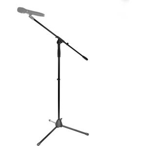Pied de micro 1 pièces noir trépied ajustable en métal 1,5 pi à  6 pi pied de microphone avec pied de bras de perche Para Microfono pour  les activités de chant, de karaoké, de