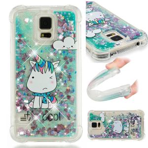 Une Coque Pour Samsung S5 Liquide Licorne Achat Vente Pas Cher