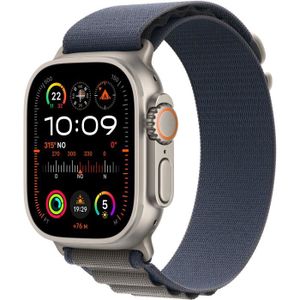 MONTRE CONNECTÉE Apple Watch Ultra 2 GPS + Cellular- 49mm - Boîtier Titanium - Bracelet Blue Alpine Loop - Small