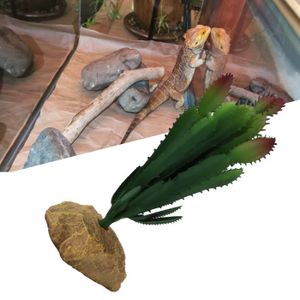FLEUR ARTIFICIELLE Hililand Faux cactus artificiel d'aquarium Aquarium artificiel faux cactus simulation aménagement paysager plantes de ca LC044