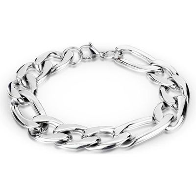 Bracelet Infini En Argent 925 Rhodié Avec Labradorite 6 Mm - Longueur 18 Cm - Neuf Avec étiquettes