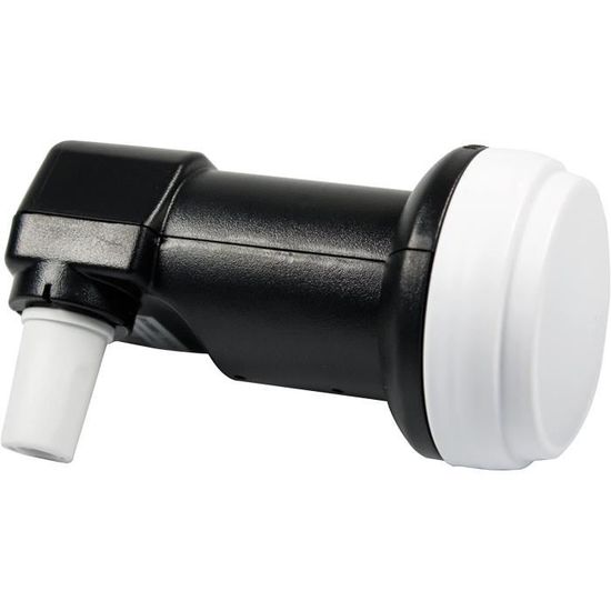 LNB Twin GRUNDIG Numérique 2 Voies Avec Filtre LTE - Réception HD/4K Pour Antenne Satellite, Noir