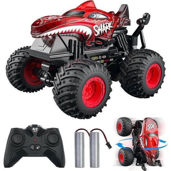 Voiture télécommandée,Jouets garçon RC Monster Truck 2,4 GHz 20 km