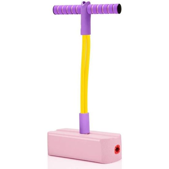 Balle Sauteuse Super-Life Avec Poignée Et Pompe – Rebond Haute Performance – Planche Pogo Pour Enfants, Garçons, Filles Et Adultes – Rose