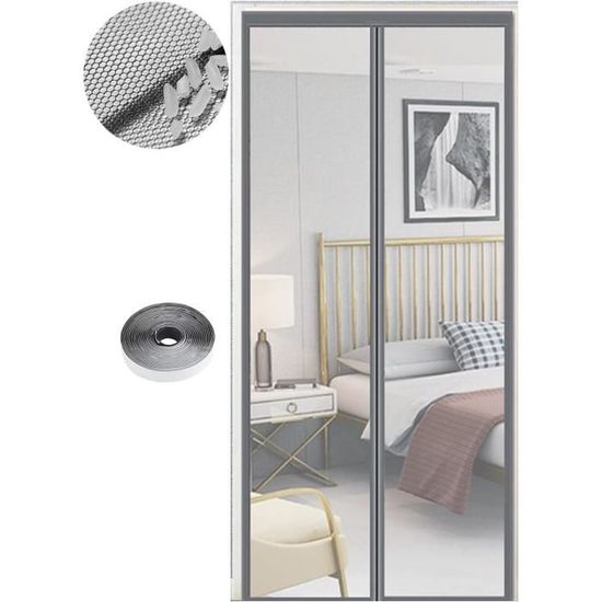 Moustiquaire Porte MagnéTique 95 X 230 Cm Sur Mesure De Porte