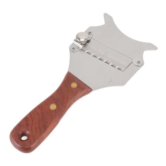 Coupe Truffe Trancheur Fromage Inox 19,5cm - Épaisseur Réglable Pour Truffes, Chocolat, Beurre