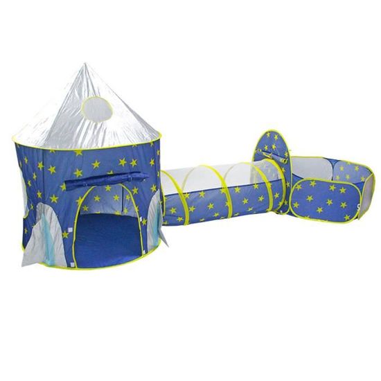 3 en 1 Pop Up Jouer Tente avec Tunnel pour Bébés Enfants Garçons Filles