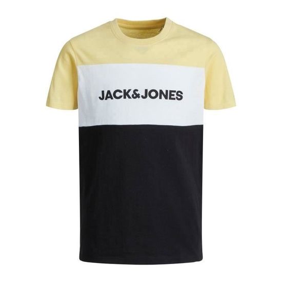 Jack & Jones JJELEGACY BLOCKING TEE O-NECK - Print T-shirt