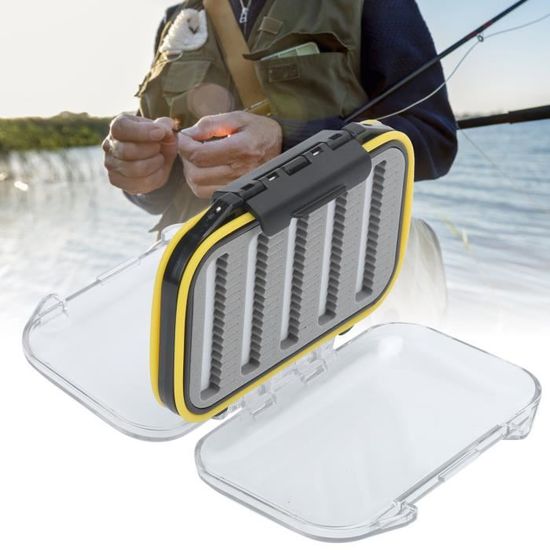 Boîte à Leurres VIFER Double Face – Plastique Résistant, 10 Ou 14 Compartiments, Trous De Drainage, Légère, Pour Pêche