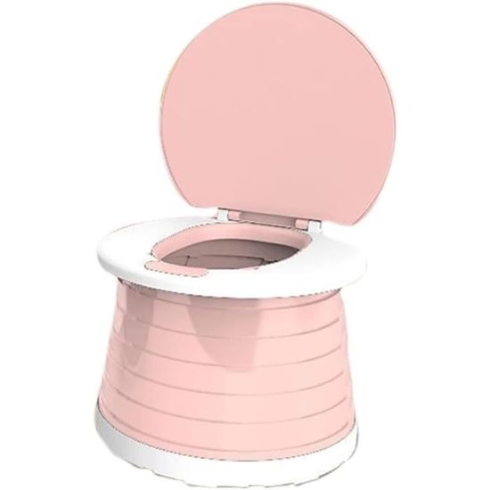 Toilette Pliante Portable Pour Enfants – Pot De Voyage Vert Avec Sac, Siège Pliable Intérieur/Extérieur Dès 12 Mois, Supporte Jusqu'à 50 Kg