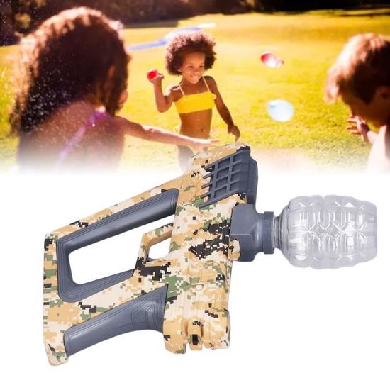 Joli Pistolet à Eau En Forme De Bouclier Pour Enfants - Kit De Tir à L'Eau Amusant En Plastique Bleu