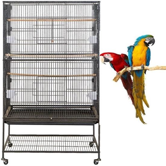 Cage à Oiseaux, Cage à Pigeon Pliable, Le Haut Peut être Ouvert, Grande Portable Cage à