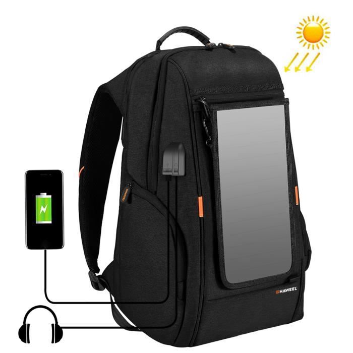 Sac à dos de chargement extérieur avec port USB Sac de voyage respirant imperméable Sac à dos antivol résistant à l'usur_Regisi