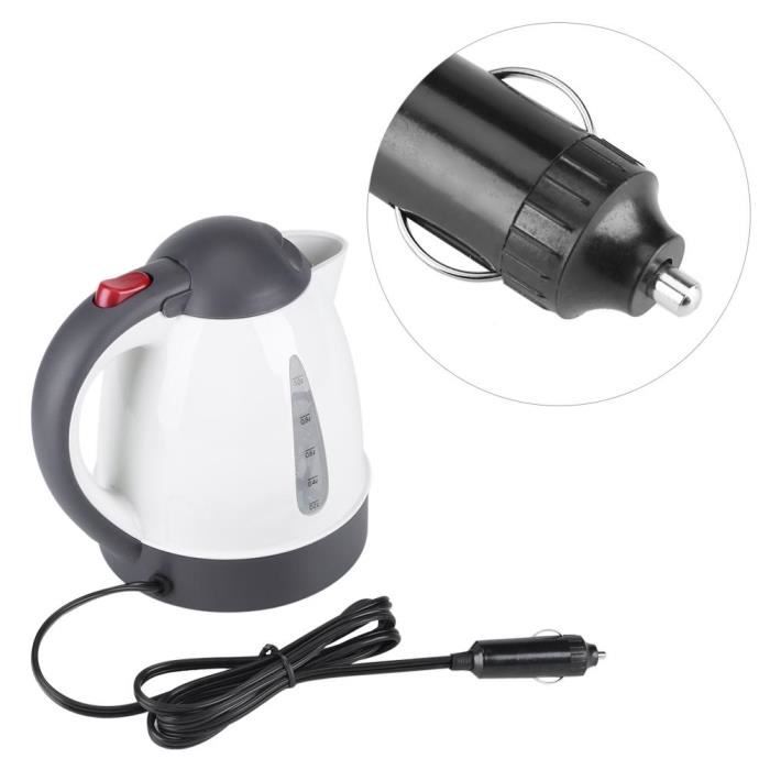 INGSHOP© 1000ml 12V Bouilloire De Voiture Allume-Cigarette Portable Chauffe-Eau Bouteille pour Thé Café Voyage