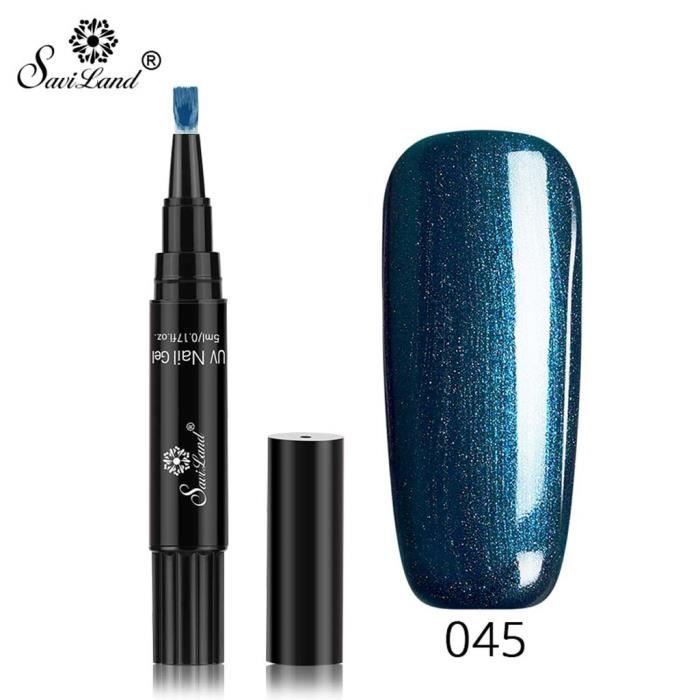 Nail art stylo 60 couleurs 3 en 1 gel vernis à ongles plumes gel de pointe nail art 5ml z4314