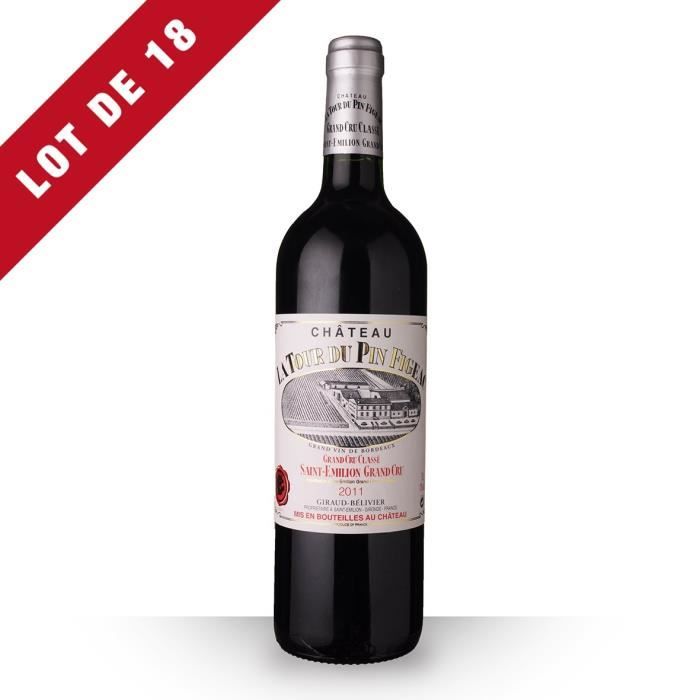 18X Château la Tour du Pin Figeac 2011 Rouge 75cl AOC Saint-Emilion Grand Cru - Vin Rouge