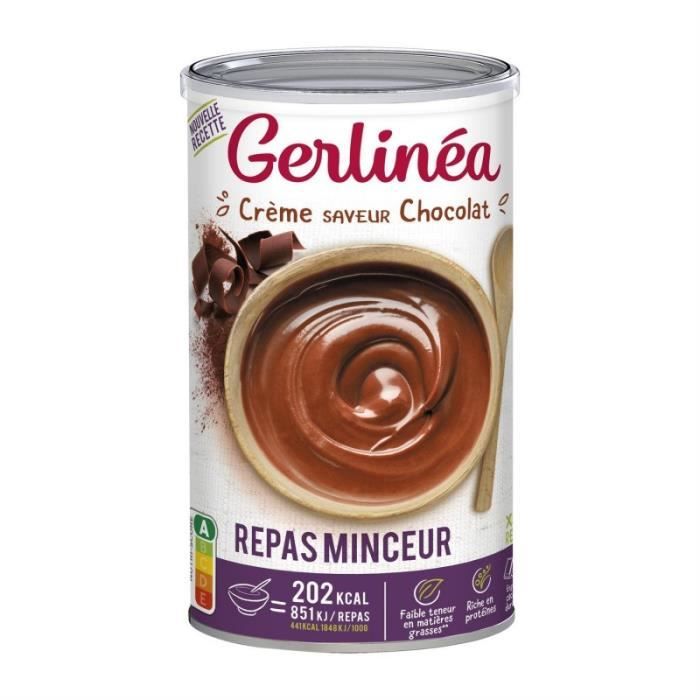 GERLINÉA - Crème Repas Chocolat 540G - Lot De 2
