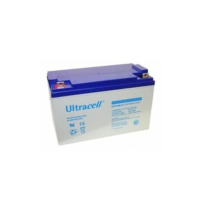 Batterie Gel - Ultracell UCG100-12 - 12v 100ah
