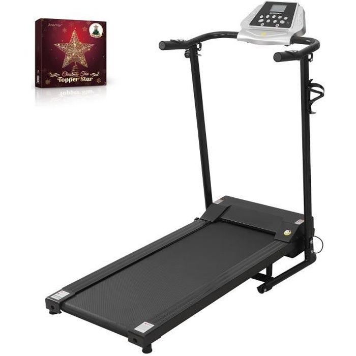 BESPORTBLE H36C Tapis de course pliable , vitesse jusqu’à 10 km / h(noir)【+Cadeau】