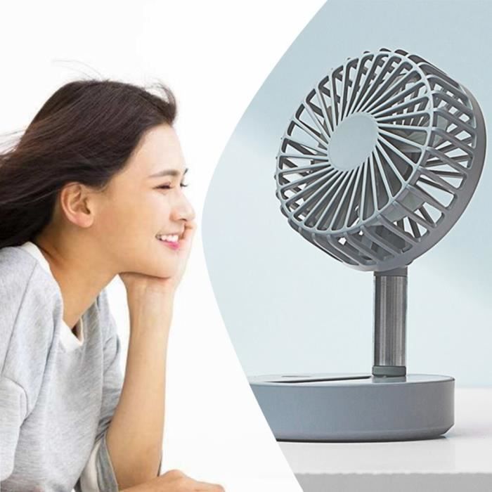 F6 pliant portable silencieux ventilateur électrique en plastique ordinaire rond Piano t - Modèle: Couleurs mélangées - HJXFSB02067