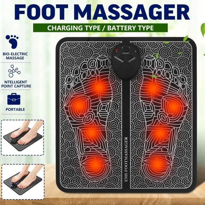 NEUFU Tapis de Massage Pieds Physiothérapie EMS Masseur électrique automatique Relax Foot TYPE A