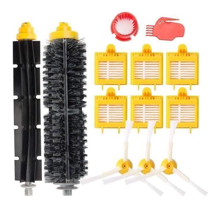 Remplaçant Filtres kit Pièces accessoires pour iRobot Roomba série pour 700 765 770 776p 780 782 782e 785 786 786p 790 Kit Brosse
