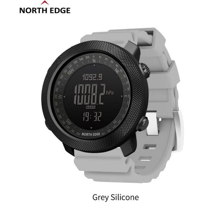 H North Edge APACHE Sports Smartwatch étanche 50 m natation altimètre baromètre boussole escalade militaire montre intelligente La