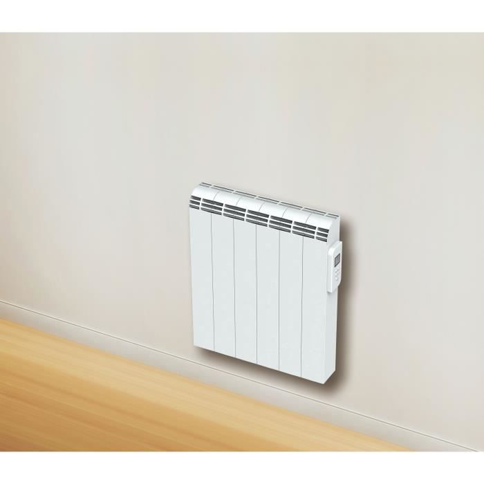 CARRERA Délia 1000 watts Radiateur électrique à inertie céramique - Programmation LCD