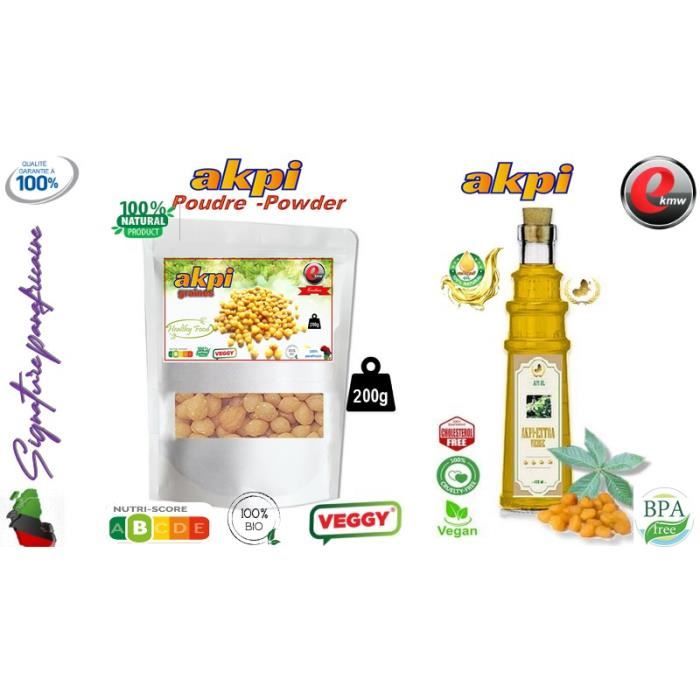 Couple d'Akpi : Graines d'Akpi -200g et 100ml d'Akpi huile