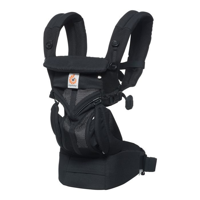 echarpe de portage Porte bébé OMNI 360 Cool air noir onyx