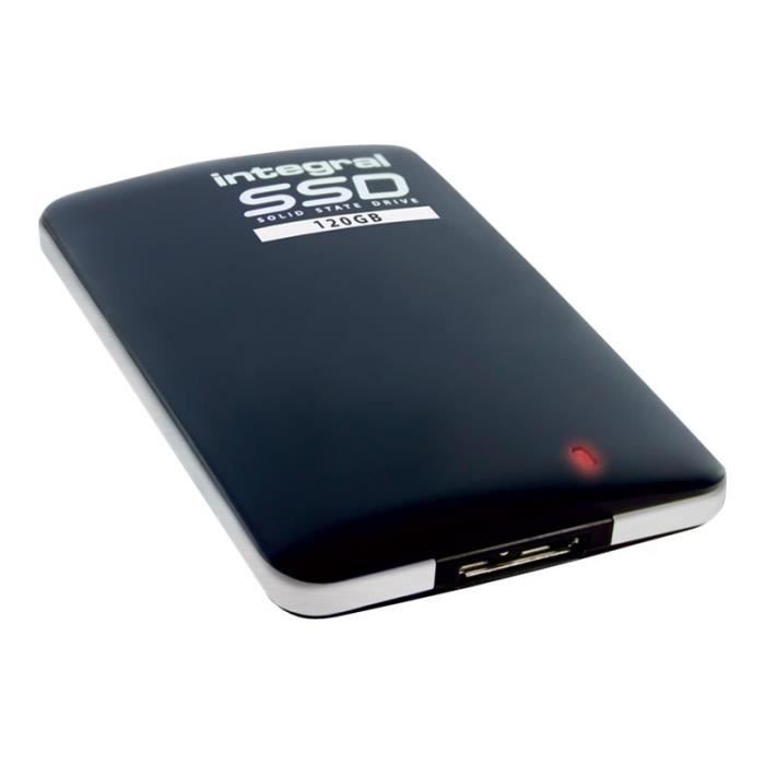 INTEGRAL SSD Portable 120 Go Disque Dur Externe Flash USB 3.0 - Ultra Compact Antichoc - Haute Vitesse jusqu'à 460MB/s