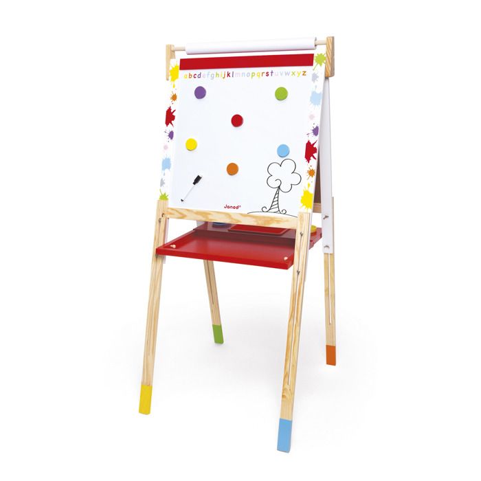 JANOD - Tableau Réglable Splash (bois) - Dès 3 Ans