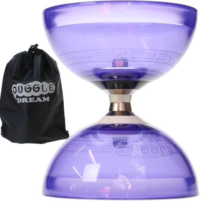 Diabolo Cyclone Quartz violet + sac de rangement