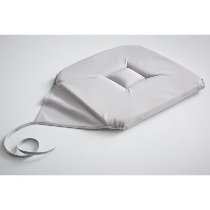Galette de chaise 40x40 cm Zinc
