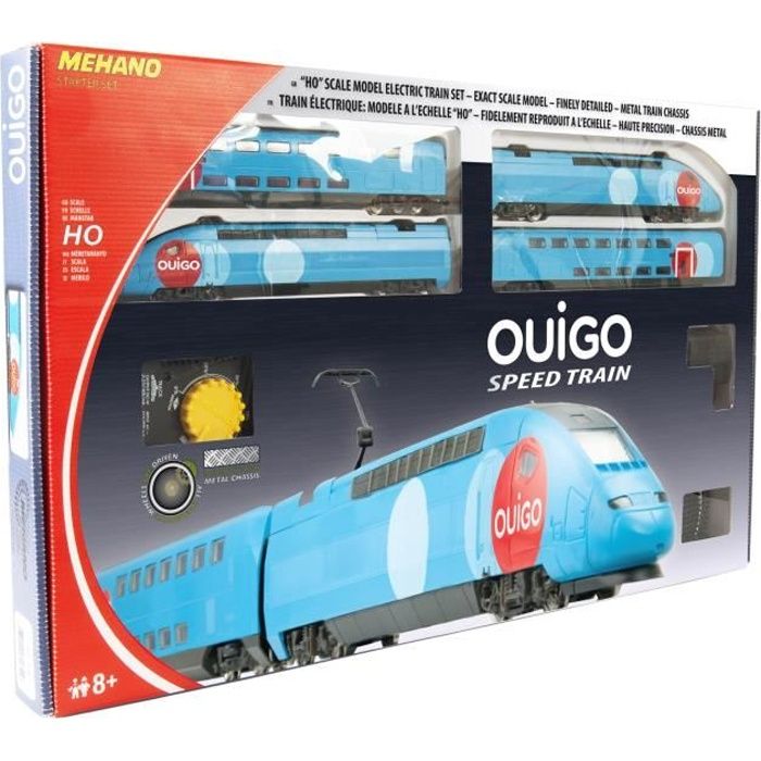 MEHANO Coffret circuit de Train électrique TGV Ouigo