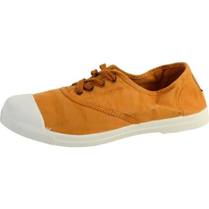 Tennis Basket Basses Natural World INGLES ELASTICO ENZIMATICO 102E CUERO Femme