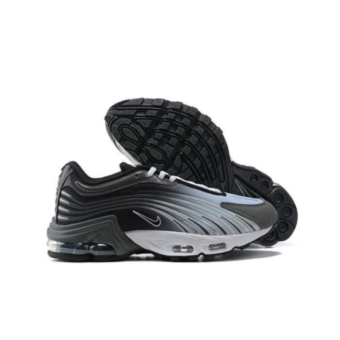Baskets Plus TN 2 Homme Chaussures Entraînement de Sport Noir Gris