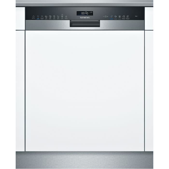 Lave-vaisselle intégrable SIEMENS SN55ZS40CE iQ500 - 14 couverts - Induction - L60cm - Home Connect - 44 dB