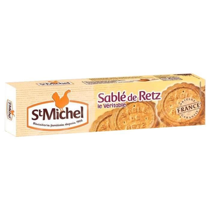 St Michel - St Michel Sablés de Retz Noix de Coco 120g (lot de 3)