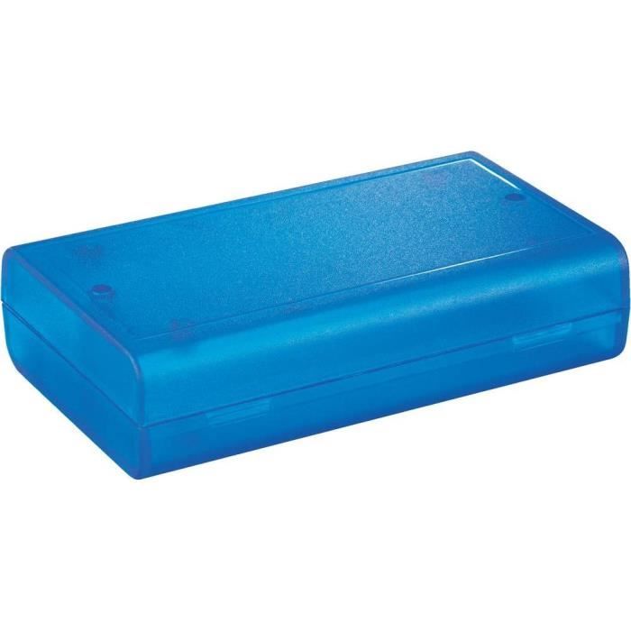Boîtier Plastique bleu Transp 2515 bleu Strapub…