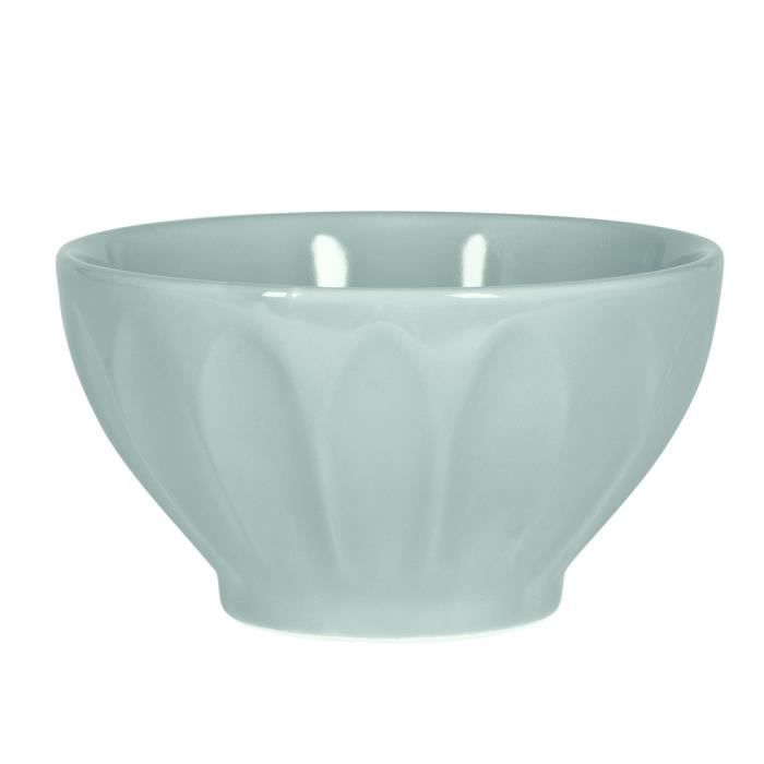TREND'UP - BOL COTES PLATES 14 CM GRIS (LOT DE 6) NEURE NEUTRE