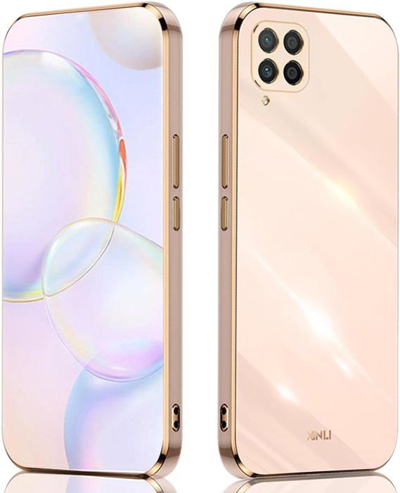 Custodia Huawei P20 Custodia Per Huawei P20 Lite 2019 Con Cuori Dorati - TPU Silicone Antiurto, Design Per Donne Cover Telefono Per Donna