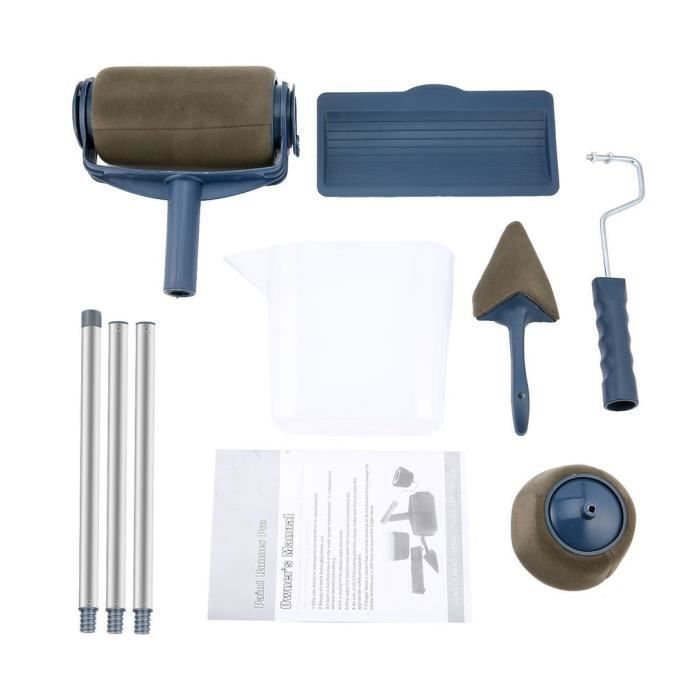 Lot De 4 Couvercles De Rouleaux De Peinture Texturés 4 Pouces - Marque Uxcell