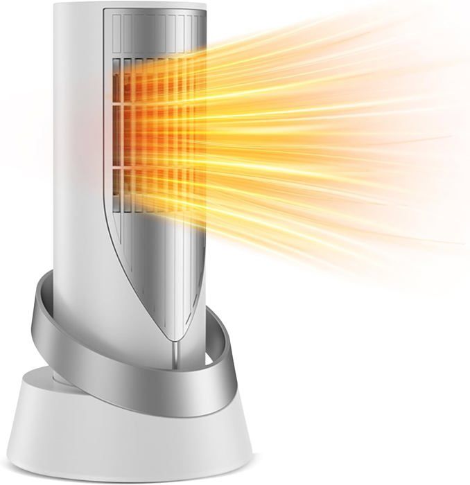 Radiateur Électrique Portable EcoWarm 800W – Chauffage D’appoint Rapide Et Compact
