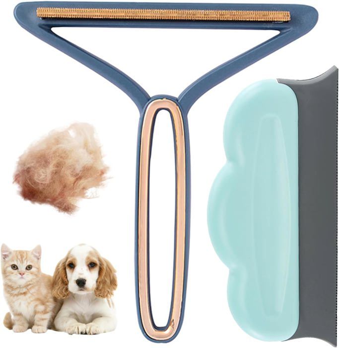 Brosse Animaux Manuel Anti Poil VMINOG 4 Pieces Poils Rasoirs Anti Bouloches Portable Ramasse Lint Remover Rasoir Manuel Chat Chien Tapis Brosse Pour Poils D'animaux Domestiques VêTements Canapé