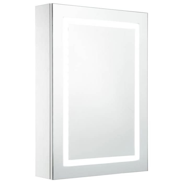 SALE 2025Armoire WC suspendue avec miroir MOOD - Armoire de salle de bain à miroir LED - 50x13x70 cm Chill471425