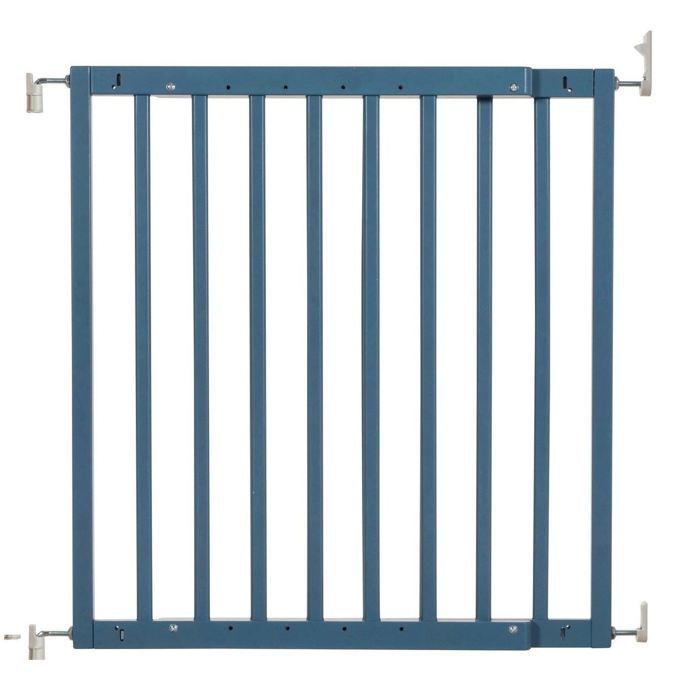 Meilleurs prix pour Safetots Barrière de Sécurité en Bois Robuste à Fixation par Vis Barrière dEscalier 635cm - 1055cm Couleur Bleu Azur