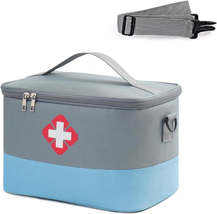 TROUSSE DE SECOURS Trousse de Secours Vide 2PCS Boite de d'urgence Sac de Rangement de