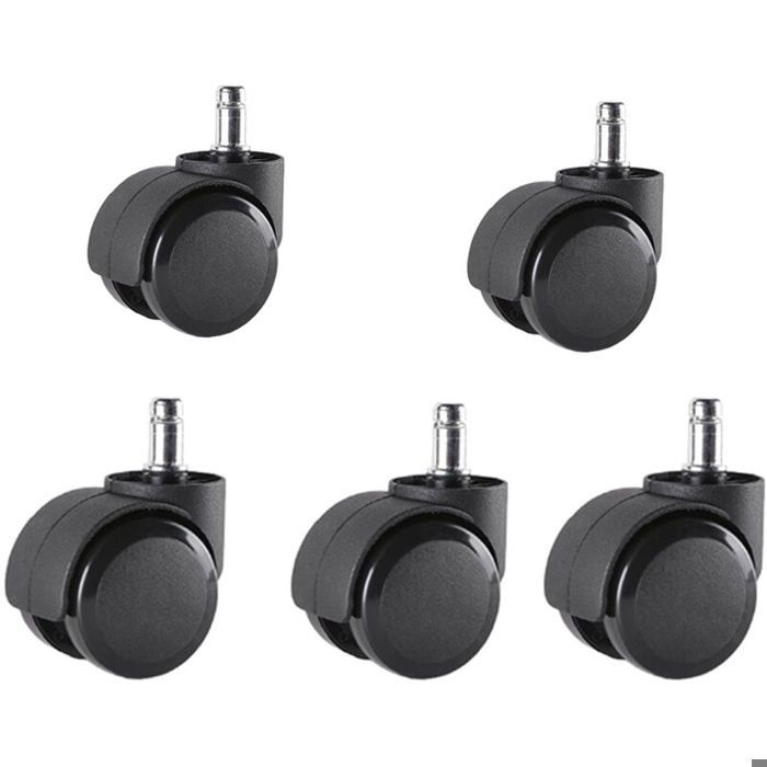Lot de 10 patins de rechange pour chaises de bureau, 6 cm de hauteur, sans roues et High Bell Glides