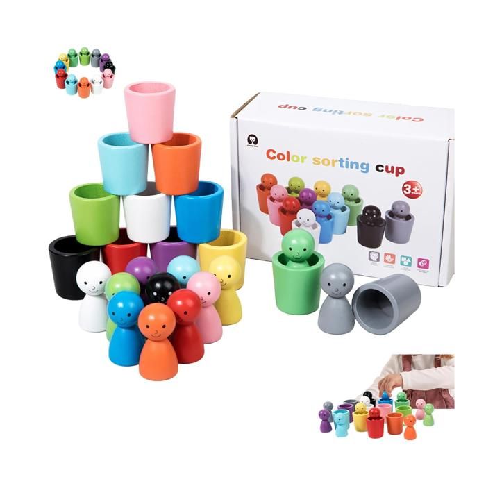 Jouet Sensoriel De Tri Des Couleurs – Pétales En PVC Souple, 15,5 Cm, Apaisant, éducatif, Pour Autistes, TDAH, Cadeau 3-5 Ans
